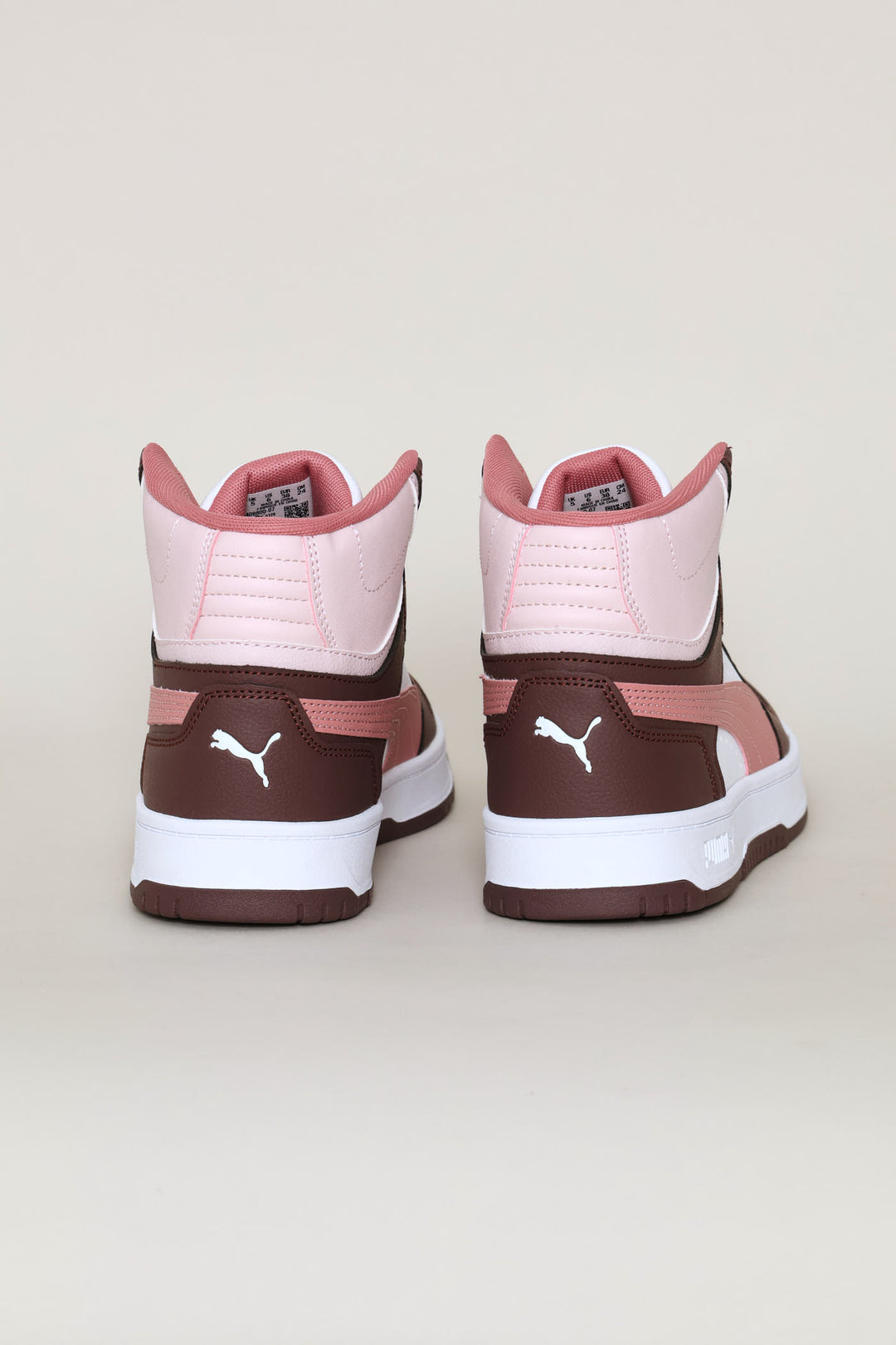 Girls Rebound Slam Mid Jr Sneaker - Rose