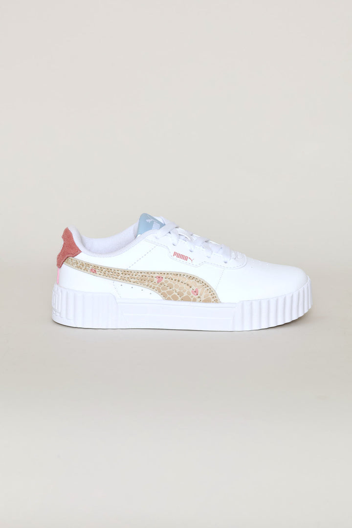 Pre-Girls Carina 3.0 Winter Safari Sneaker - White