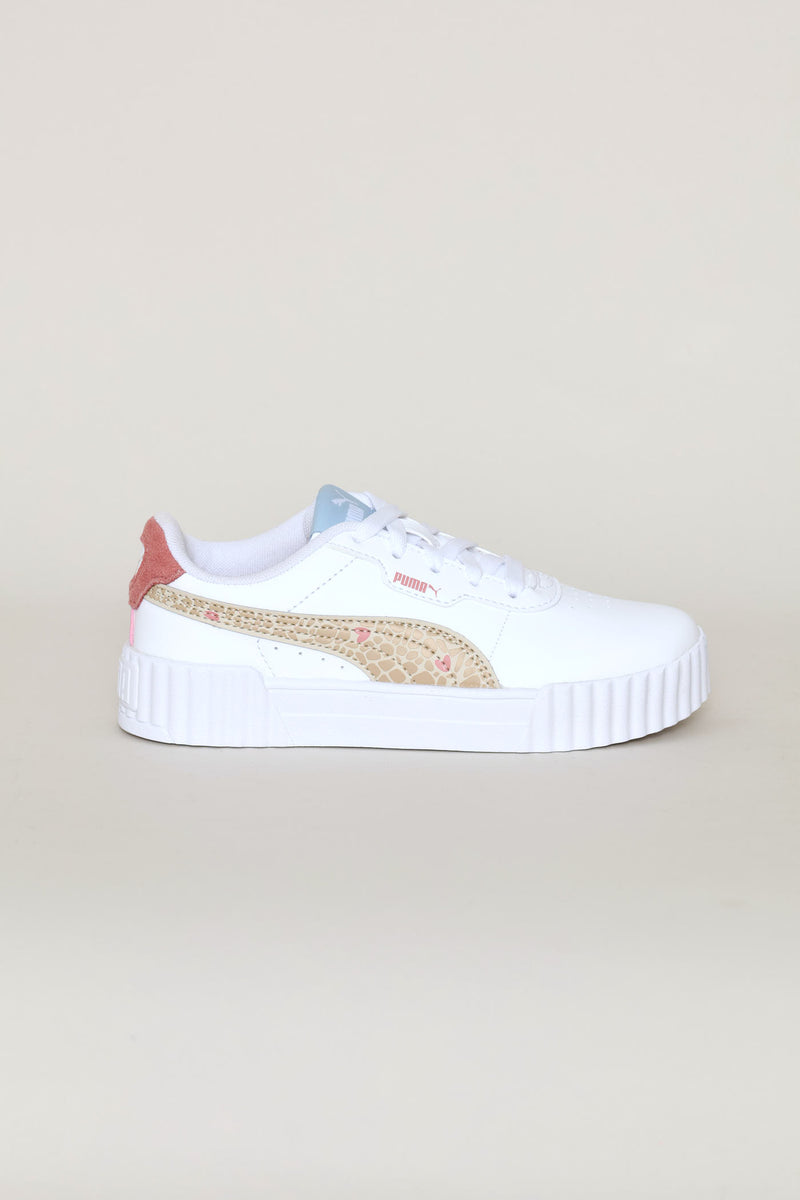 Pre-Girls Carina 3.0 Winter Safari Sneaker - White