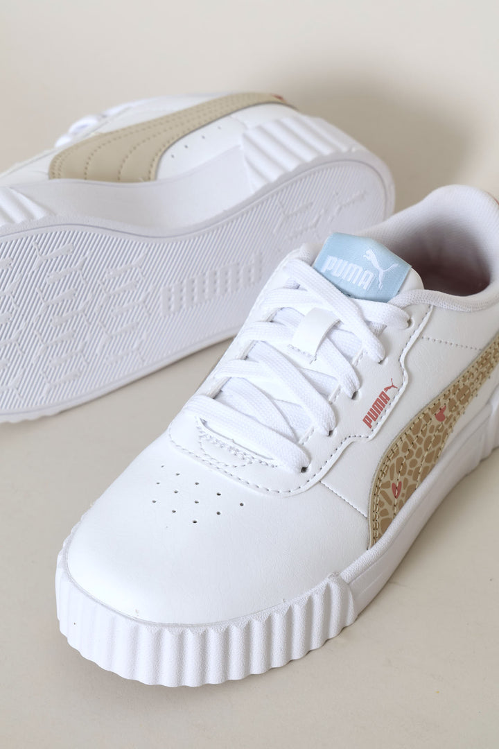 Pre-Girls Carina 3.0 Winter Safari Sneaker - White