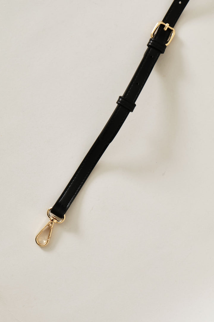 Mini Structured Satchel Bag - Black