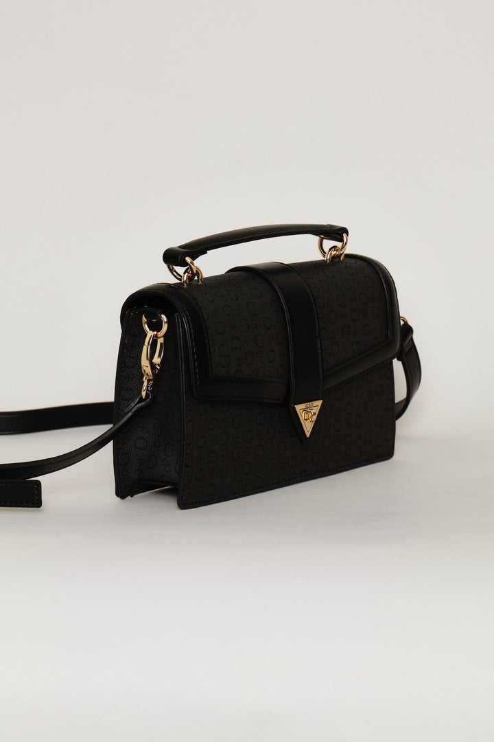 Rosetta Top Handle Bag - Charcoal