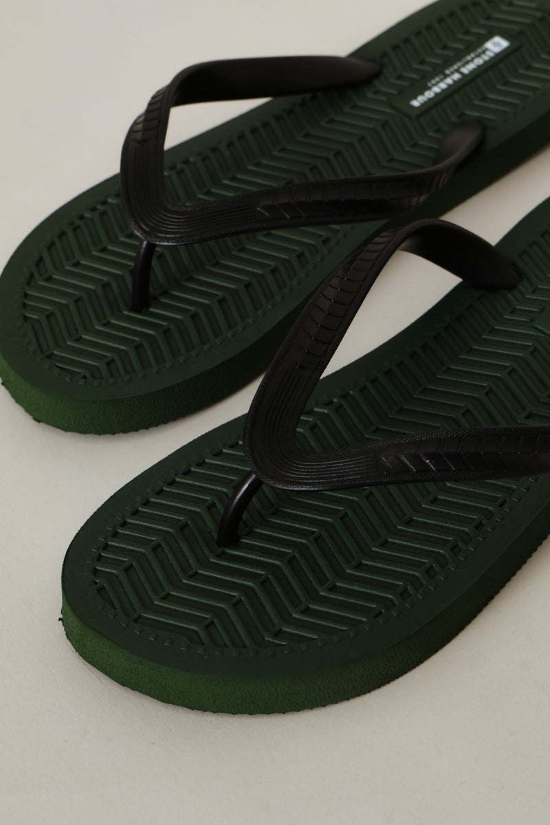 Basic Eva Flip Flops - Olive