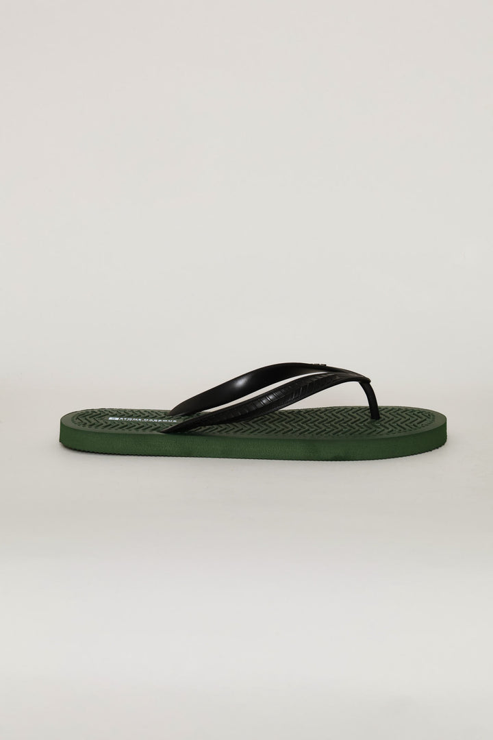 Basic Eva Flip Flops - Olive