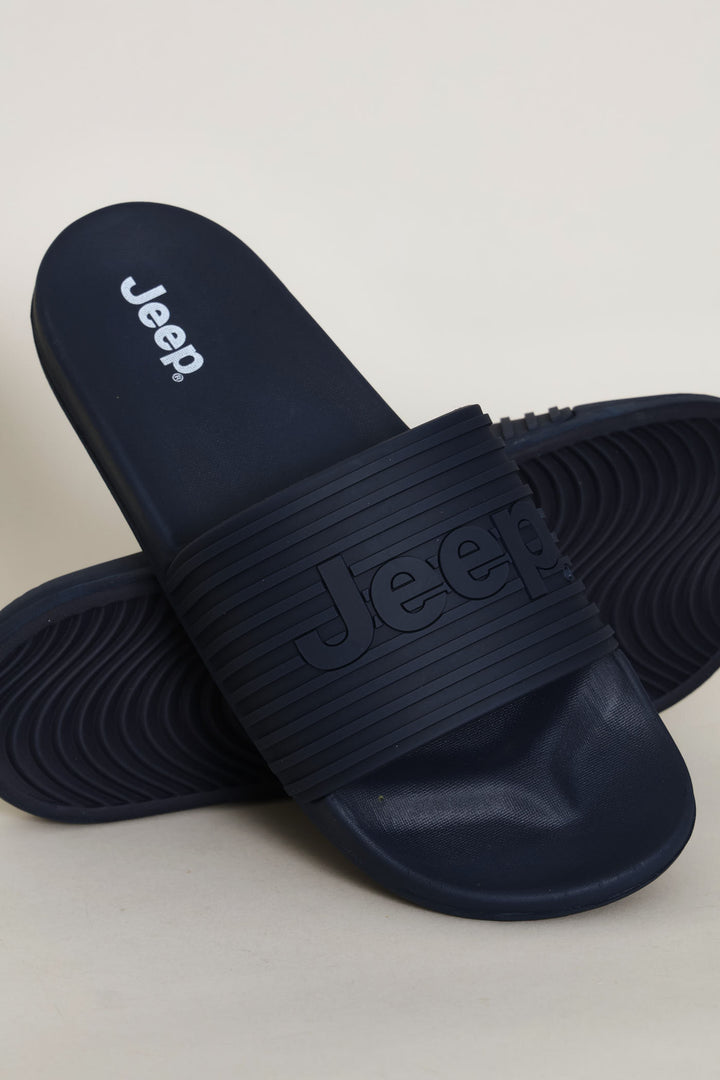 Sunny Pool Slide - Navy
