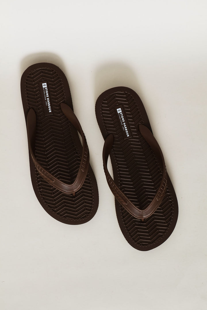 Basic Eva Flip Flops - Chocolate