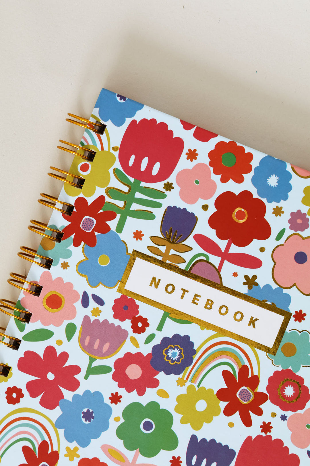 Fun Floral Spiral Notebook - Multi