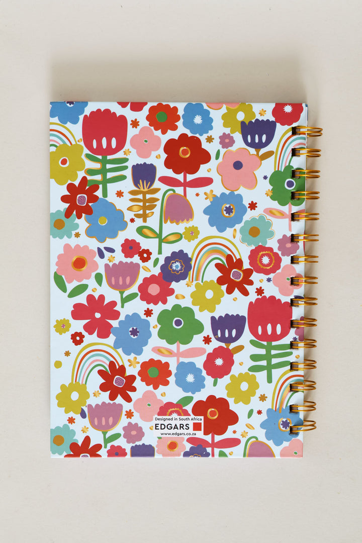 Fun Floral Spiral Notebook - Multi