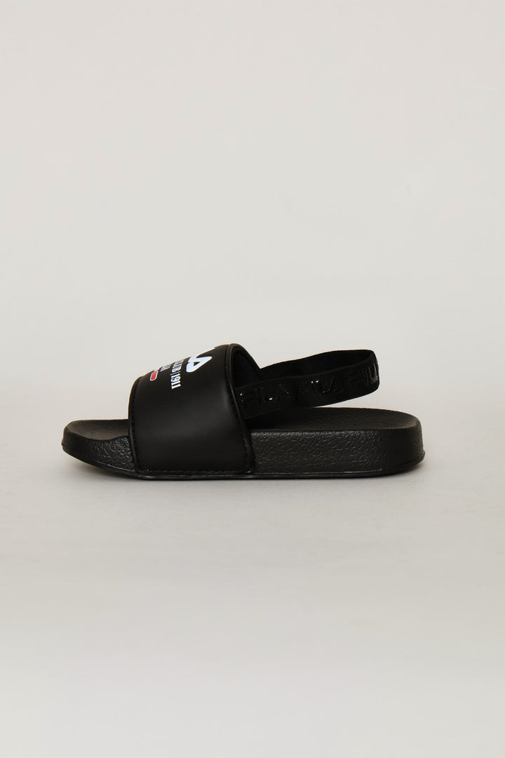 Pre-Boys Sand Slide - Black/White