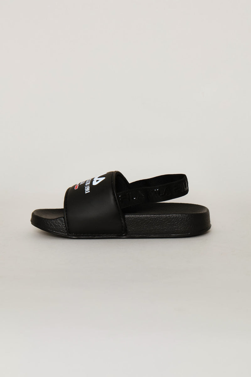 Pre-Boys Sand Slide - Black/White