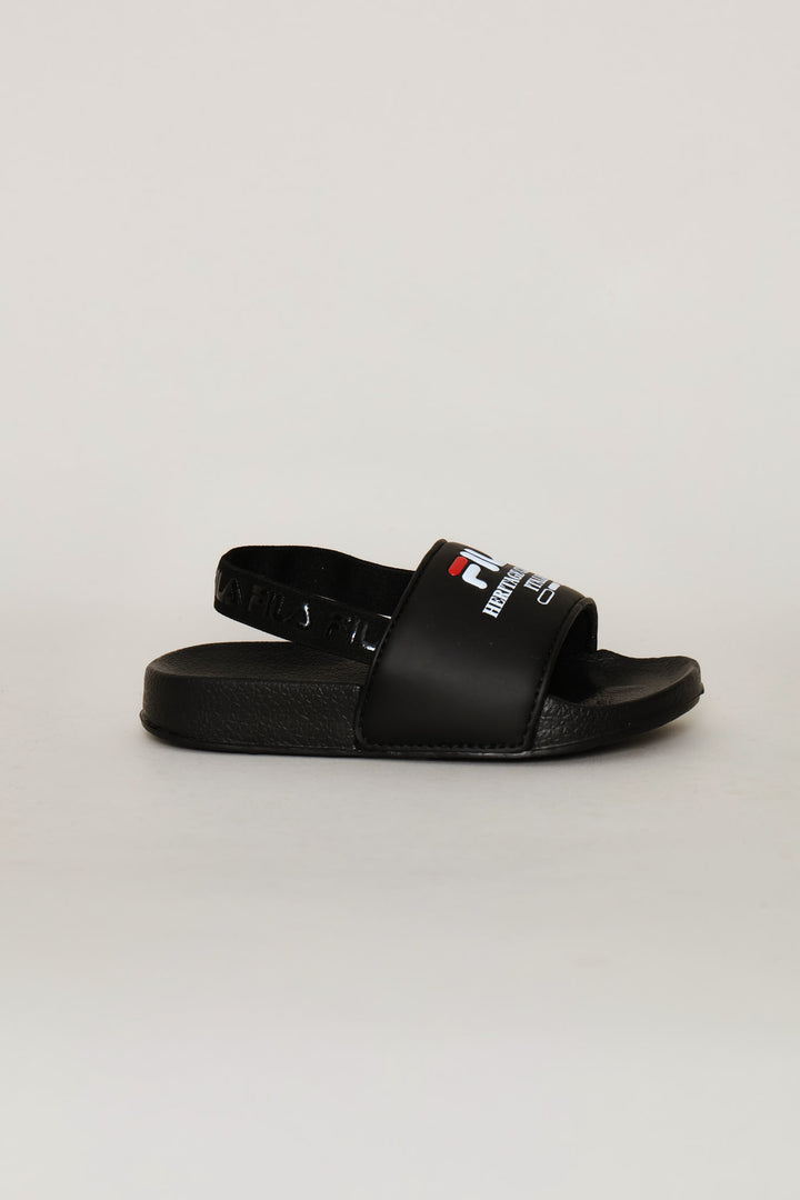 Pre-Boys Sand Slide - Black/White