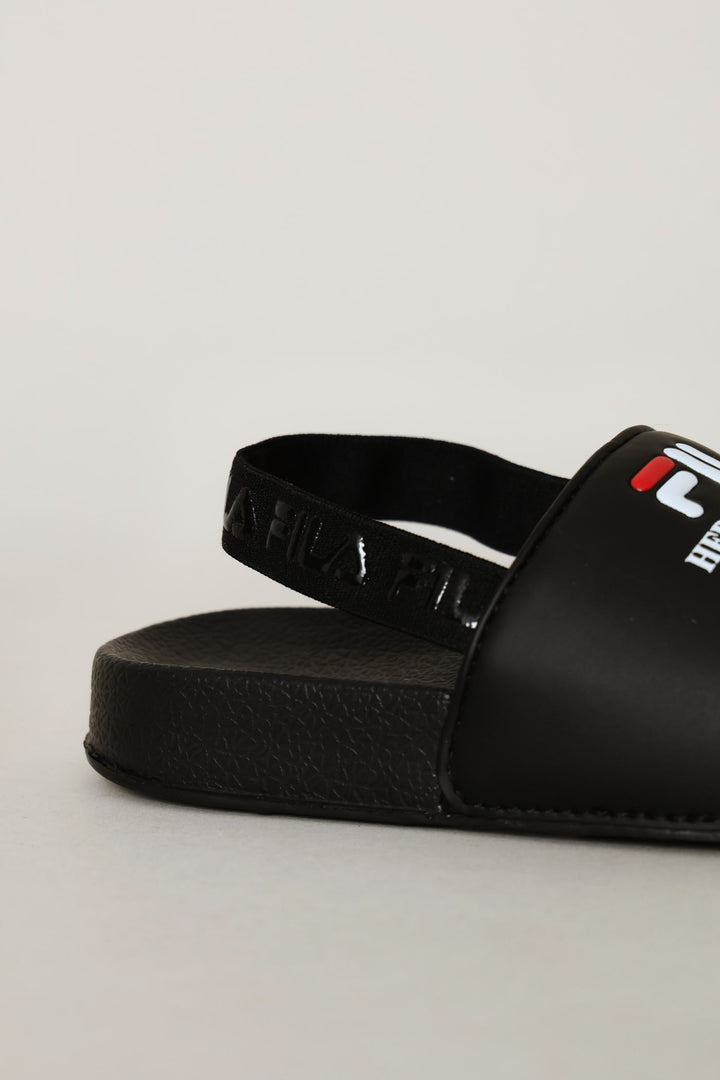 Pre-Boys Sand Slide - Black/White