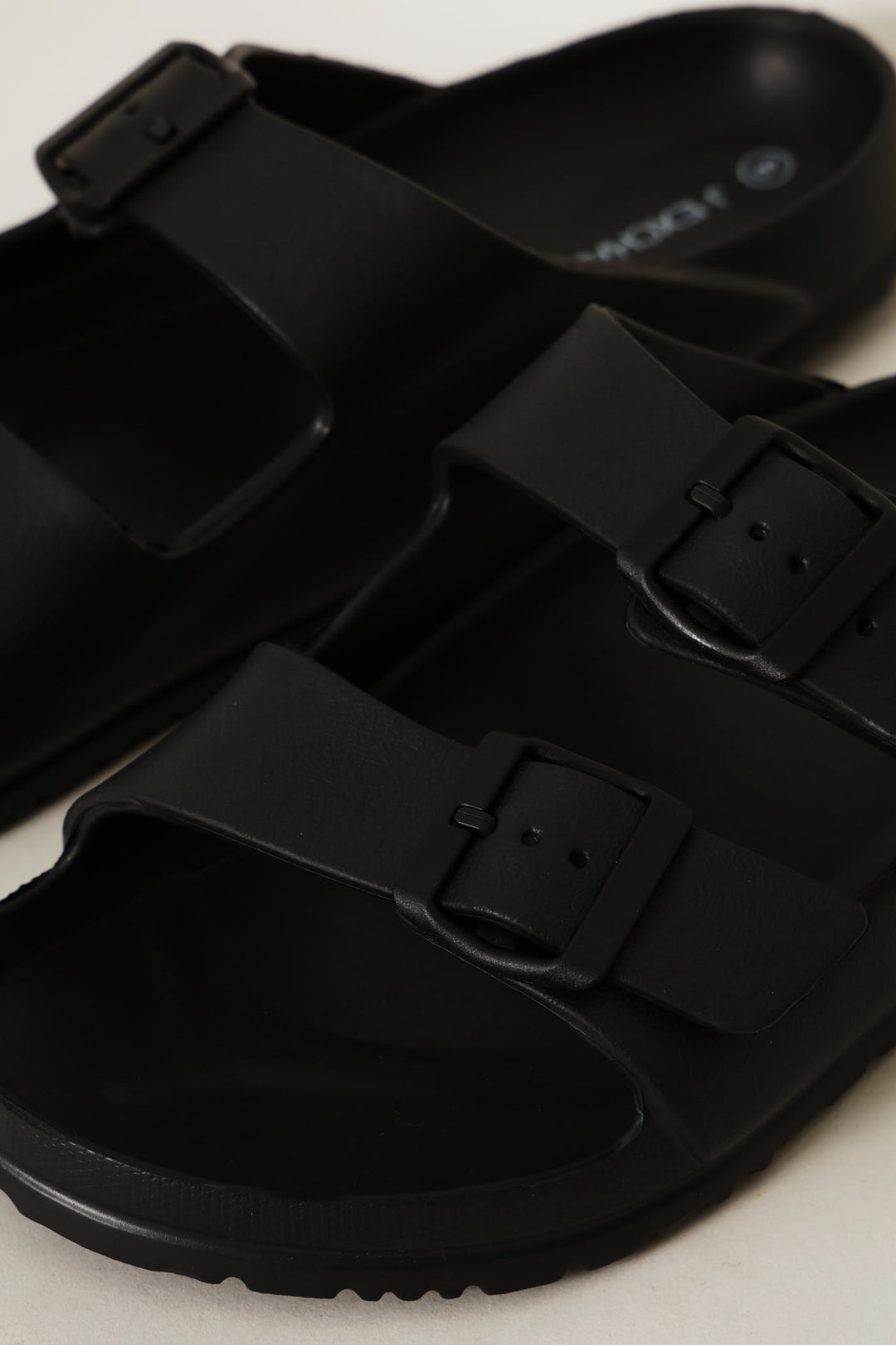 Blown Eva Double Buckle Sandal - Black