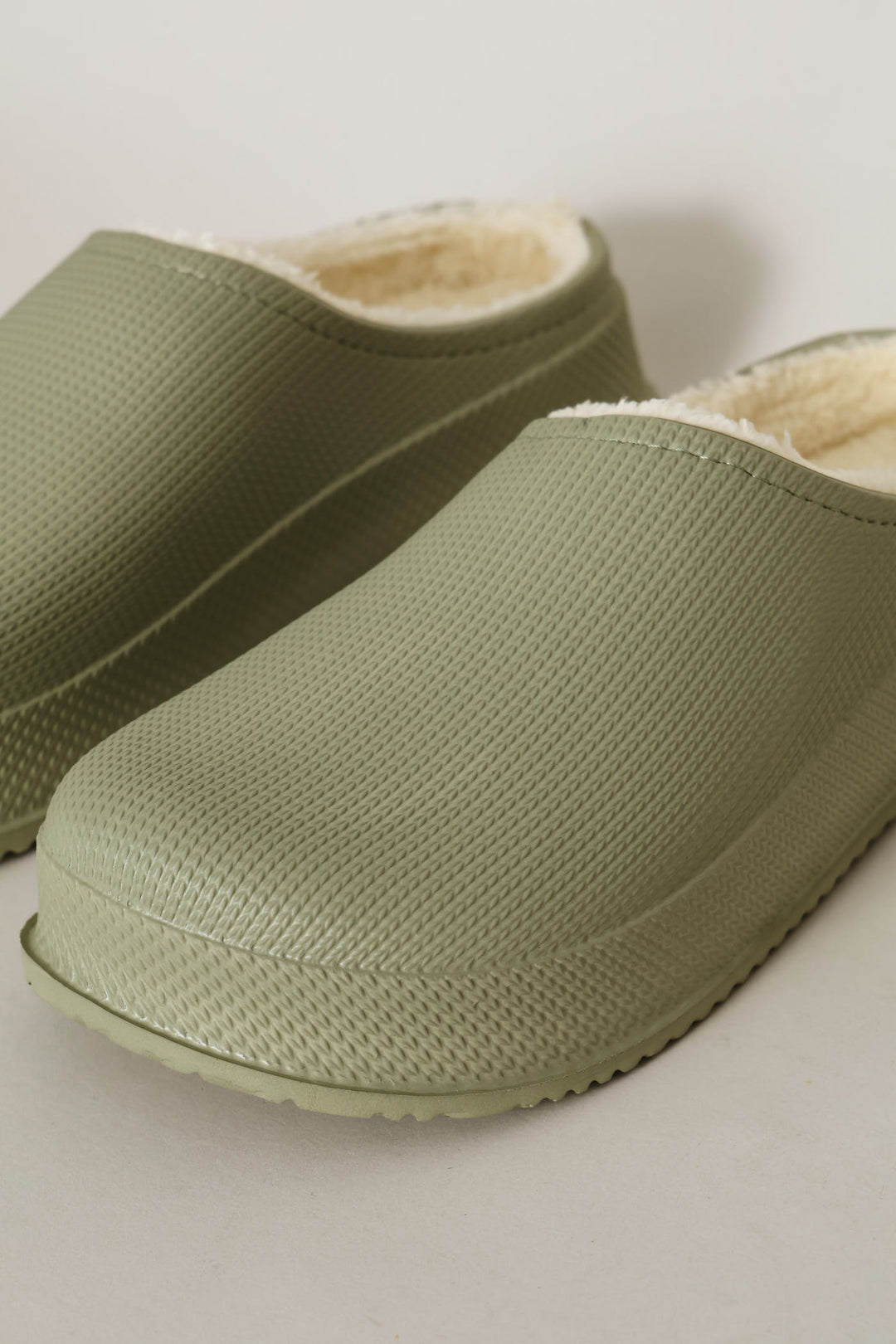 Lined Closed Toe Eva Clog - Sage