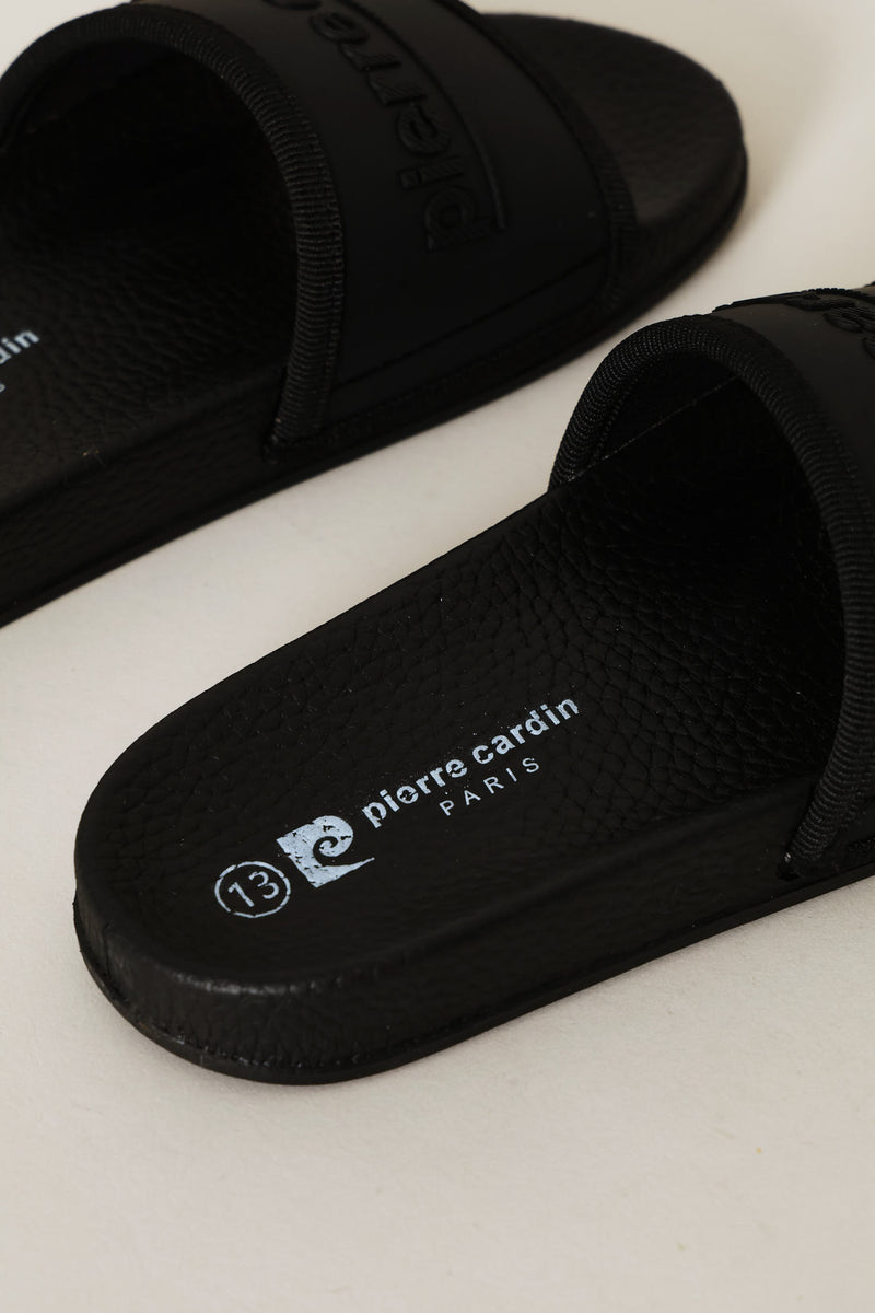 Pre-Boys Rubber Pool Slide - Black