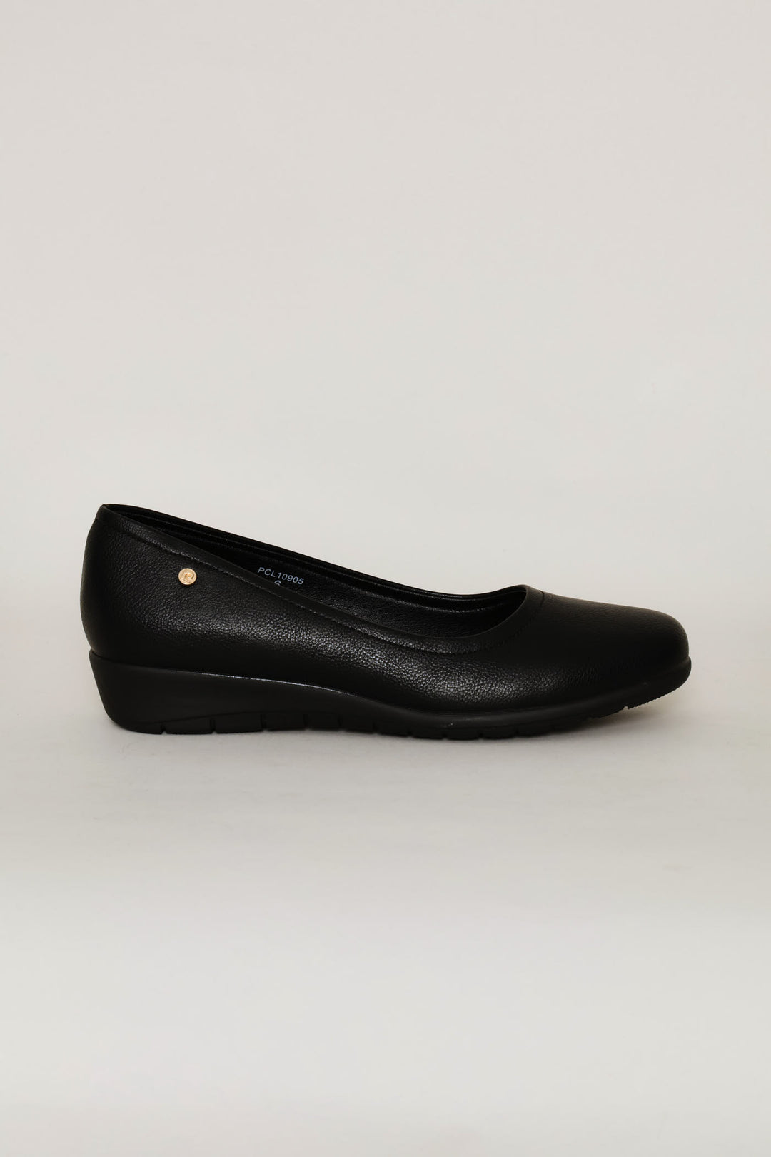 Logo Pump Heel - Black