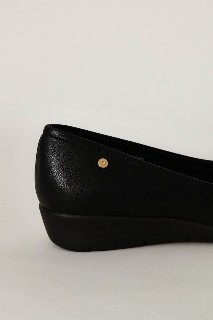 Logo Pump Heel - Black