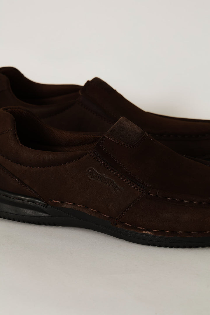 Ronaldinho Casual Slip On - Brown