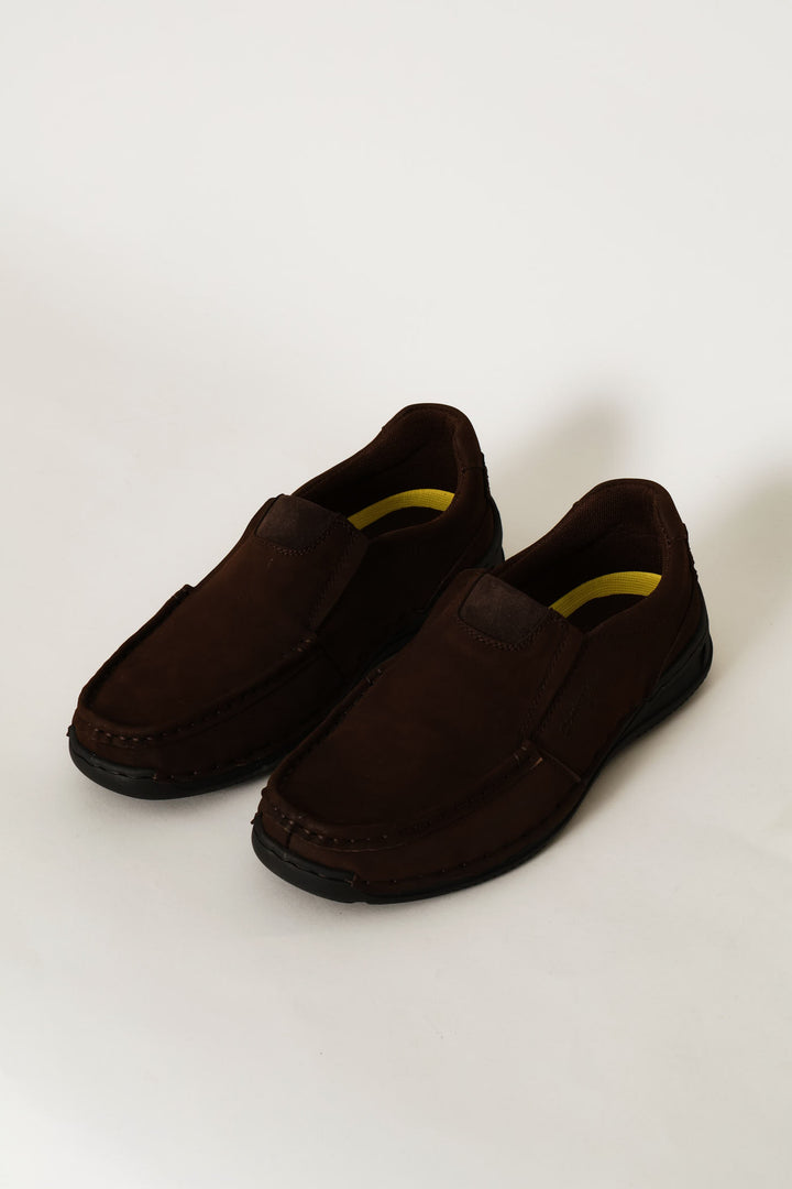 Ronaldinho Casual Slip On - Brown