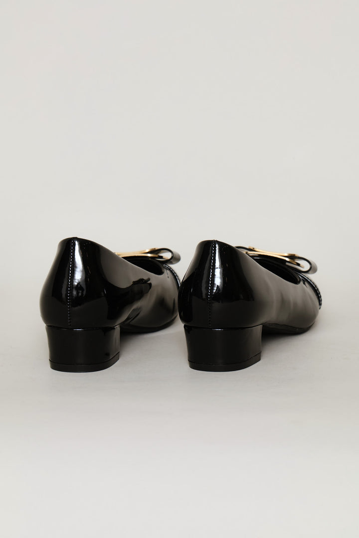 Mary Jane Pump Heel - Black