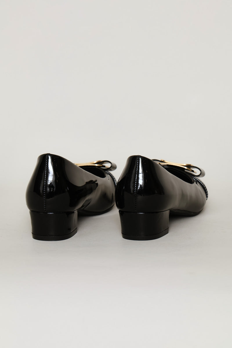 Mary Jane Pump Heel - Black