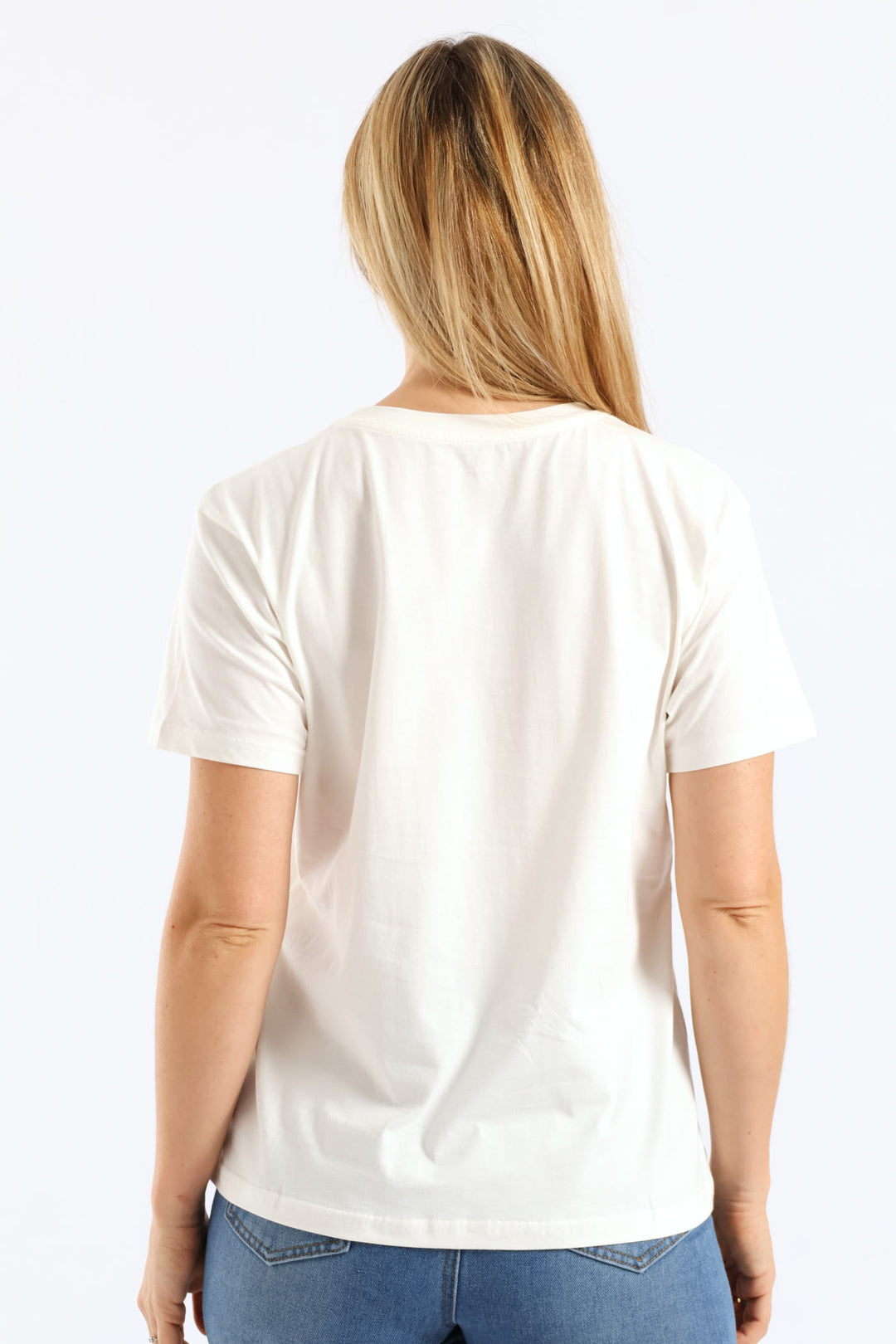 Tropical Flamingo Tee - Cream