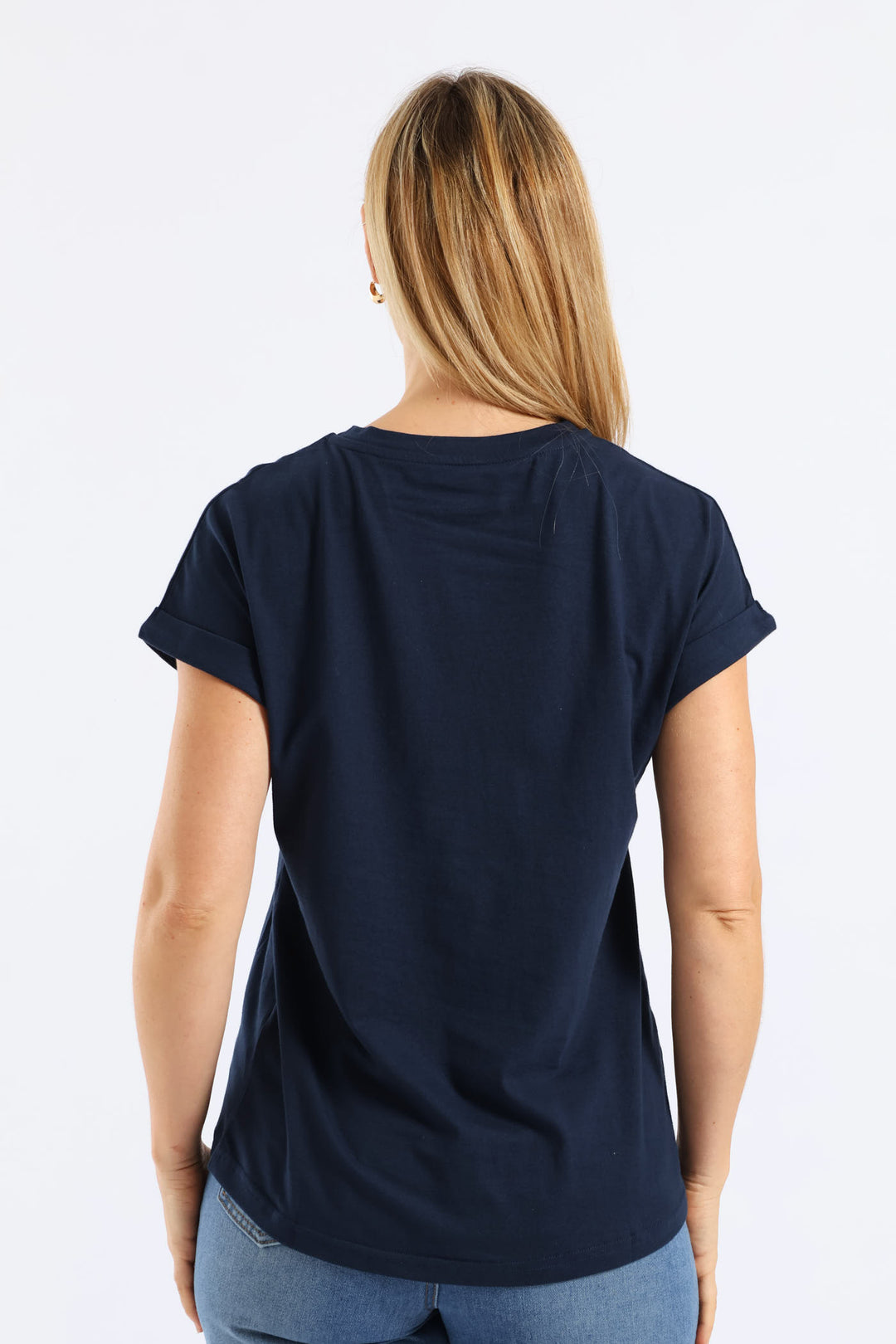 Be The Energy Floral Muscle Tee - Midnight Blue