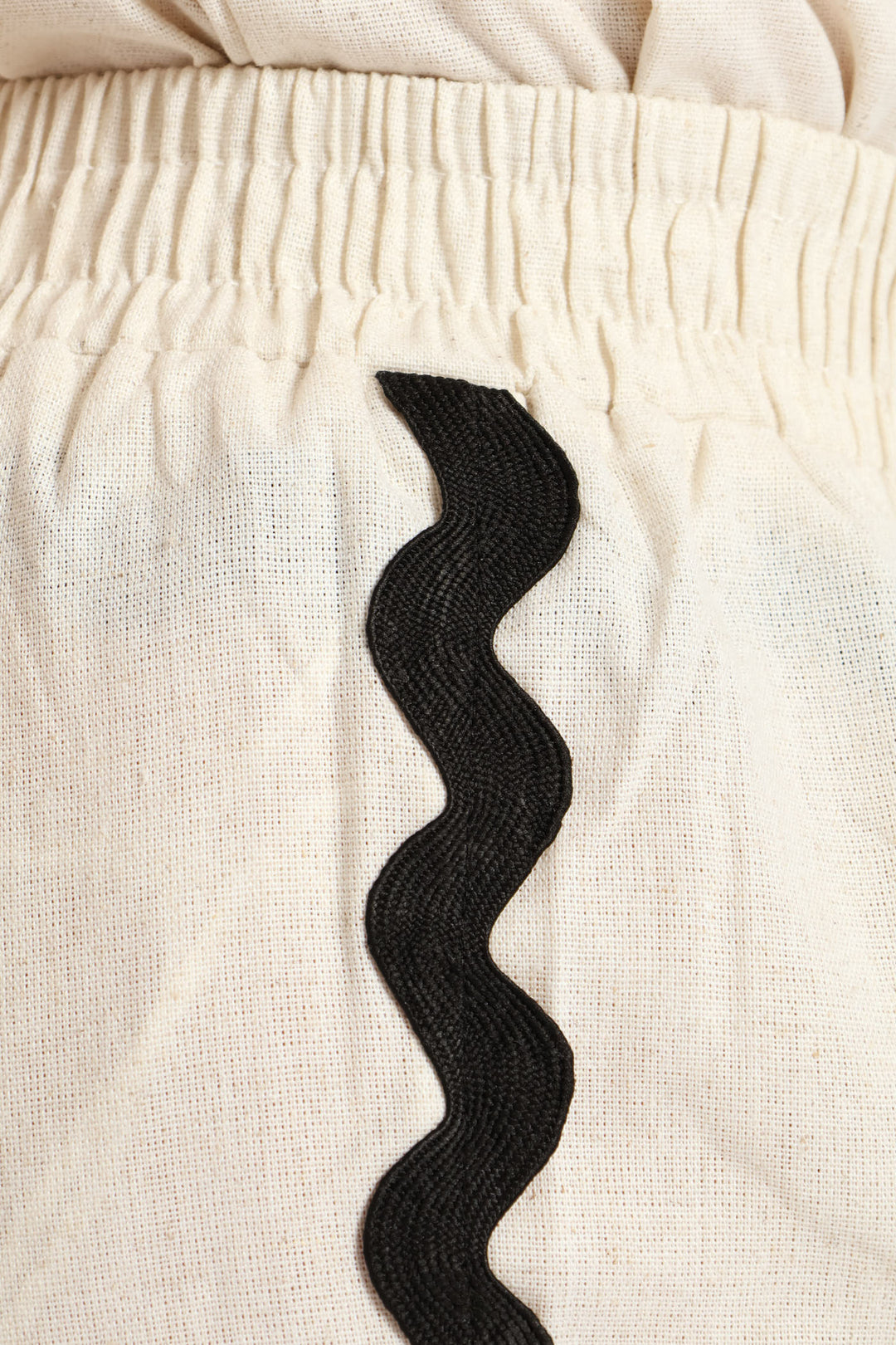 Pull-On Flat Front Wideleg Culotte Pant - Oatmeal Melange