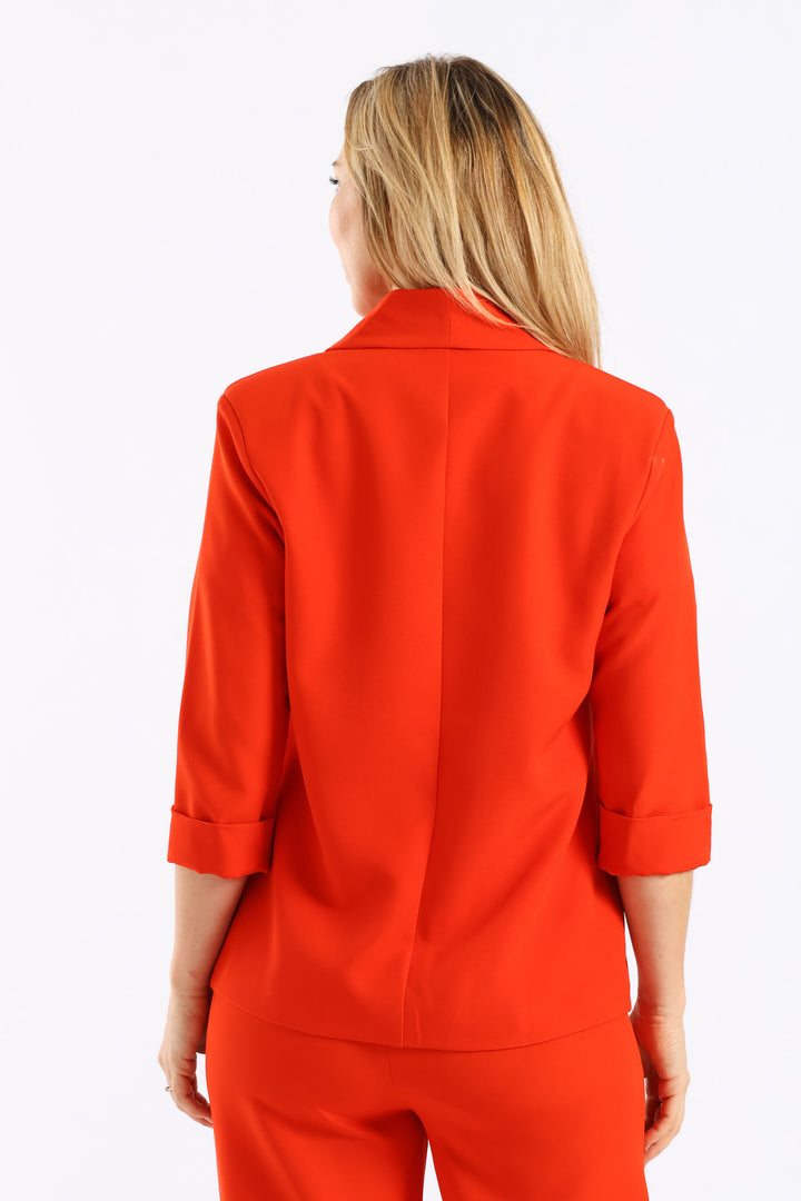 Turn Up Blazer - Red