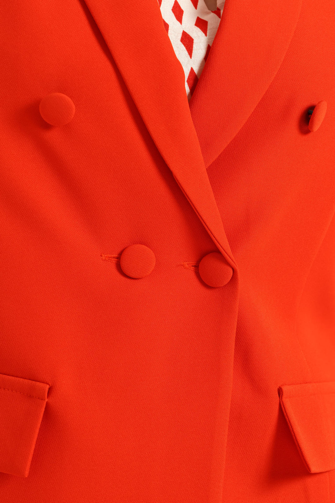 Turn Up Blazer - Red