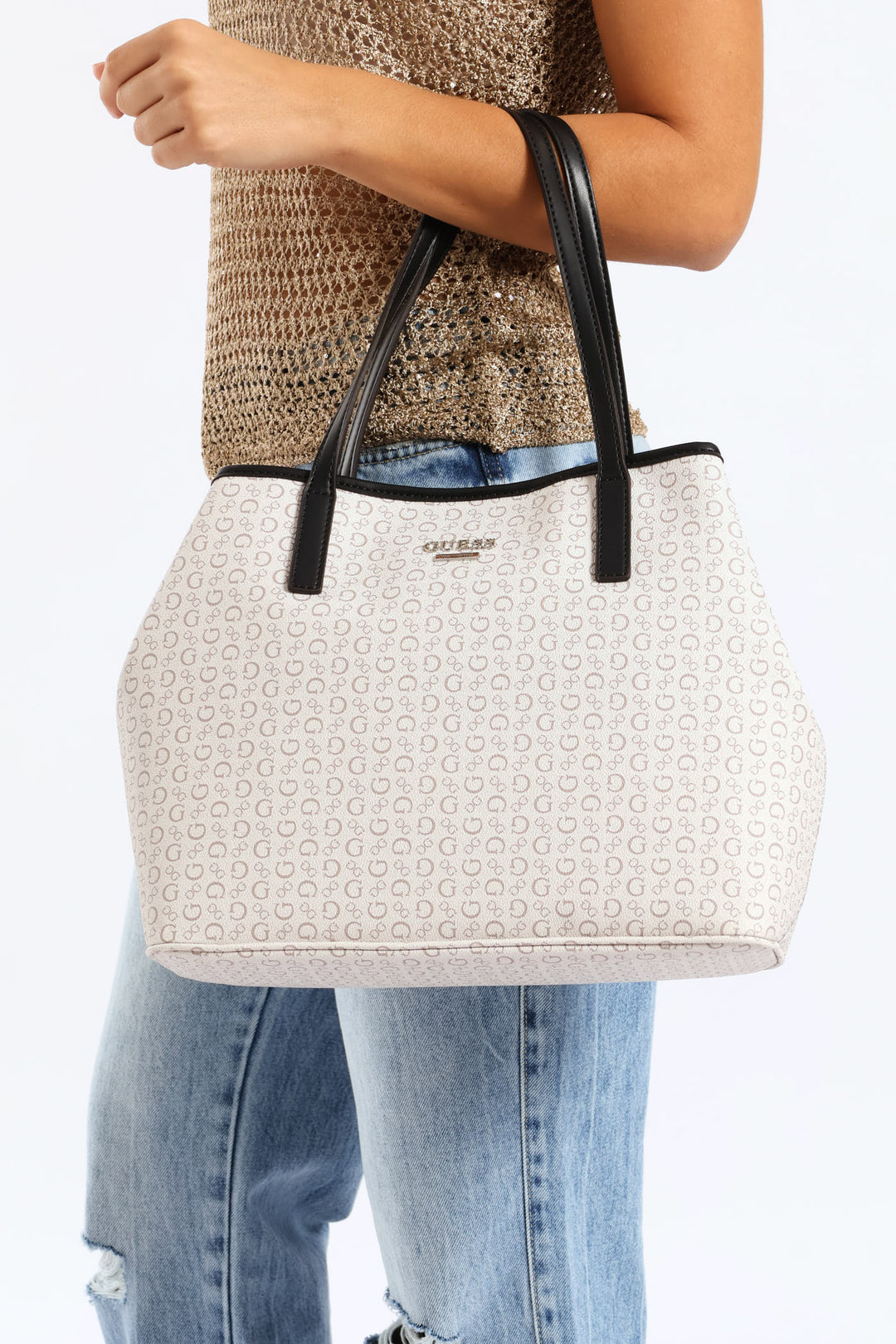 Portini Trap Tote Bag - Cement