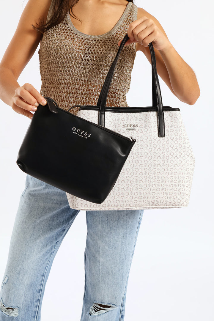 Portini Trap Tote Bag - Cement