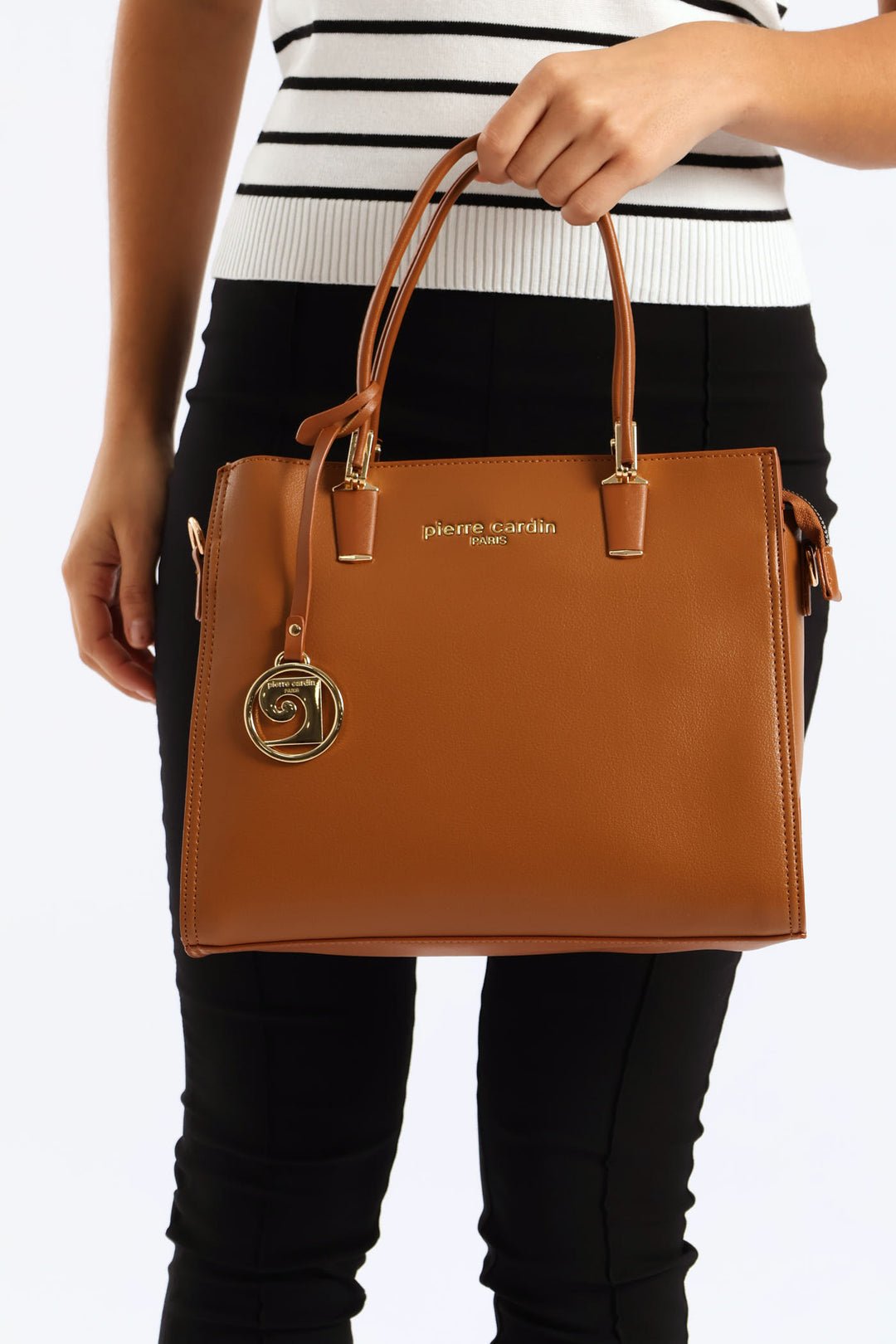 Valeria Structured Bag - Brown