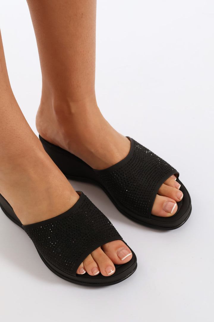 Bling Sandal - Black