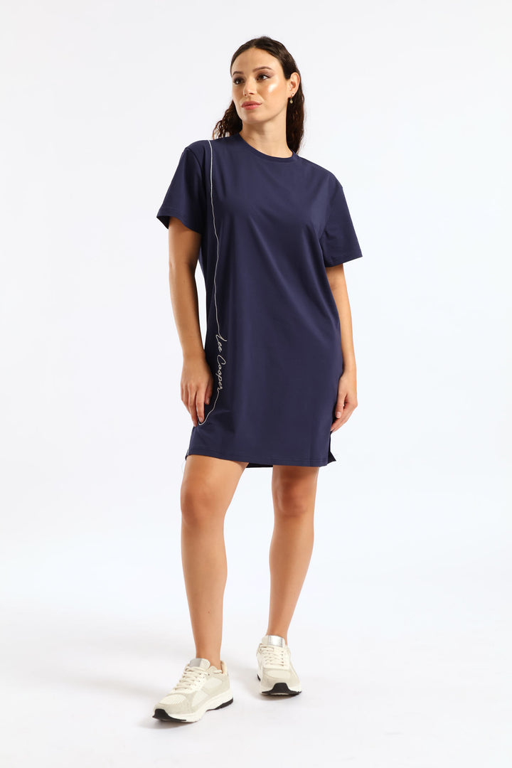 T-Shirt Dress - Navy