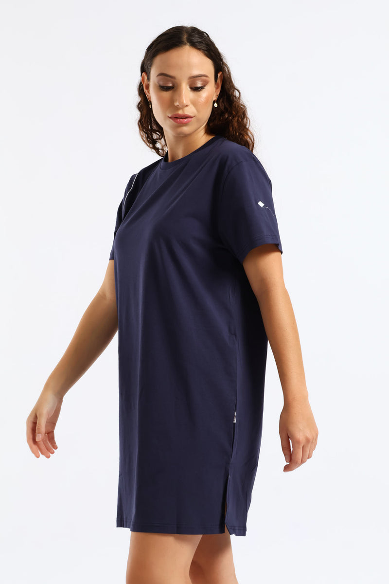 T-Shirt Dress - Navy