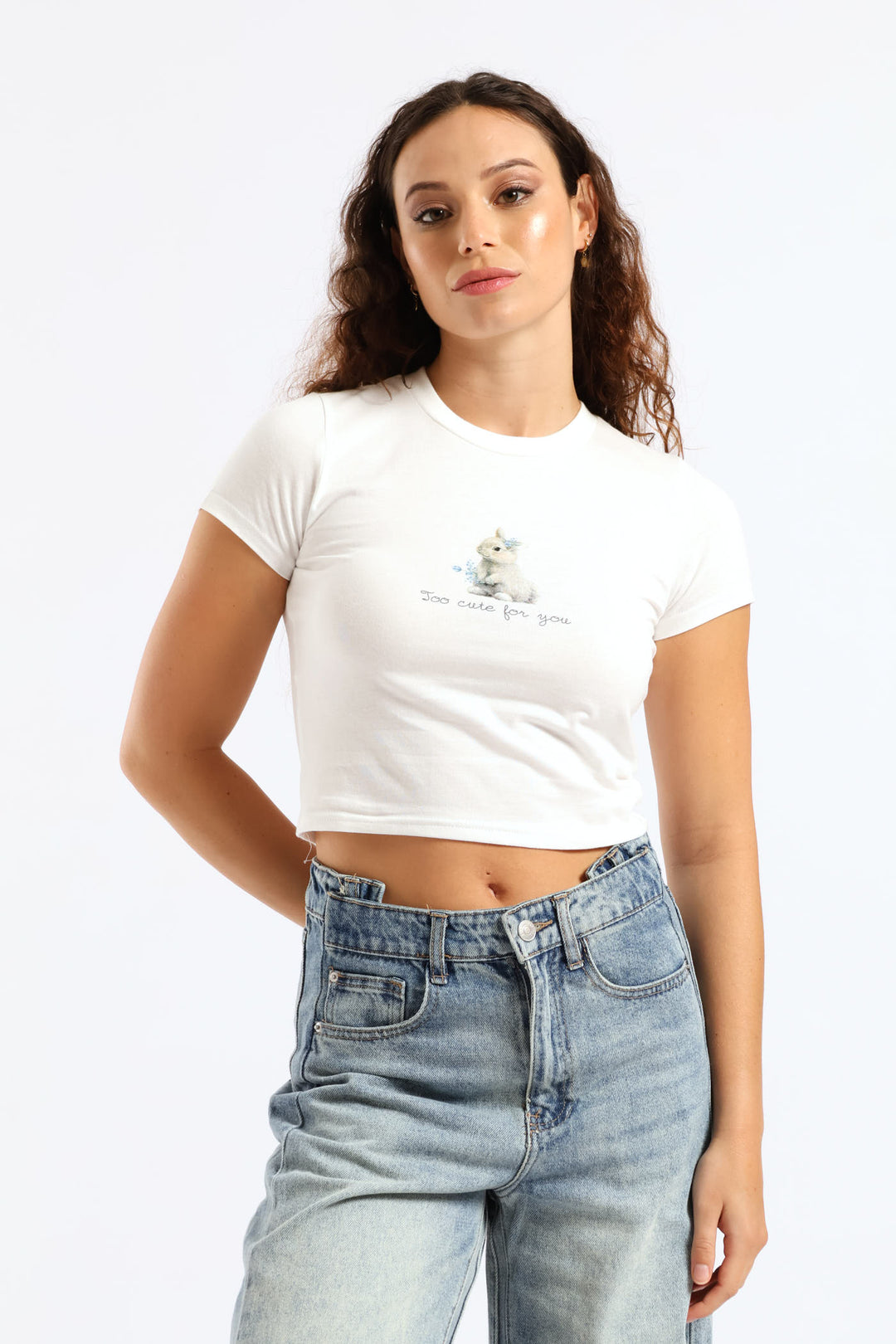 Regular Baby Tee - White