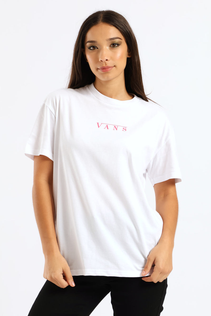 Talk Talk Oversized Tee - White