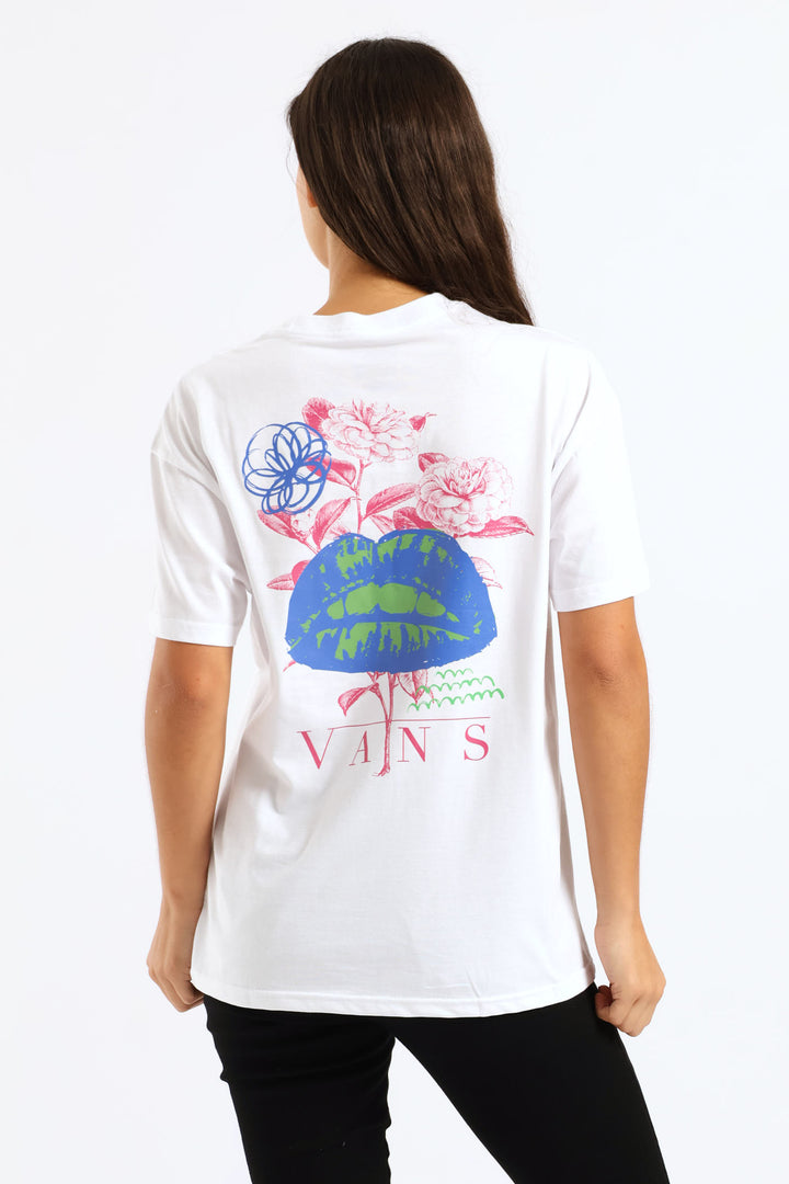 Talk Talk Oversized Tee - White