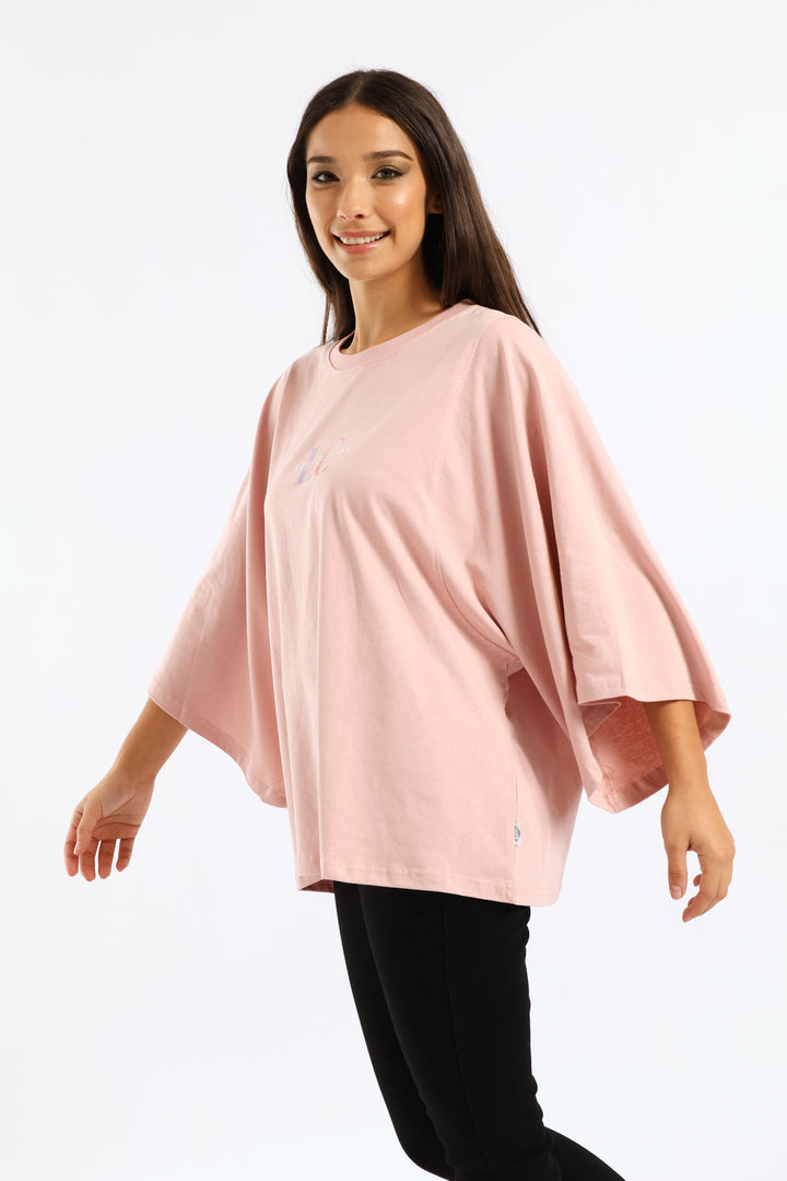 Oversized Fit T-Shirt - Pink
