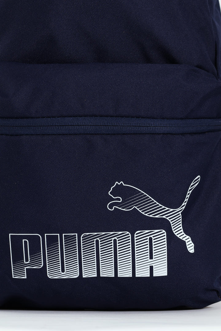 Shading Print Backpack - Navy