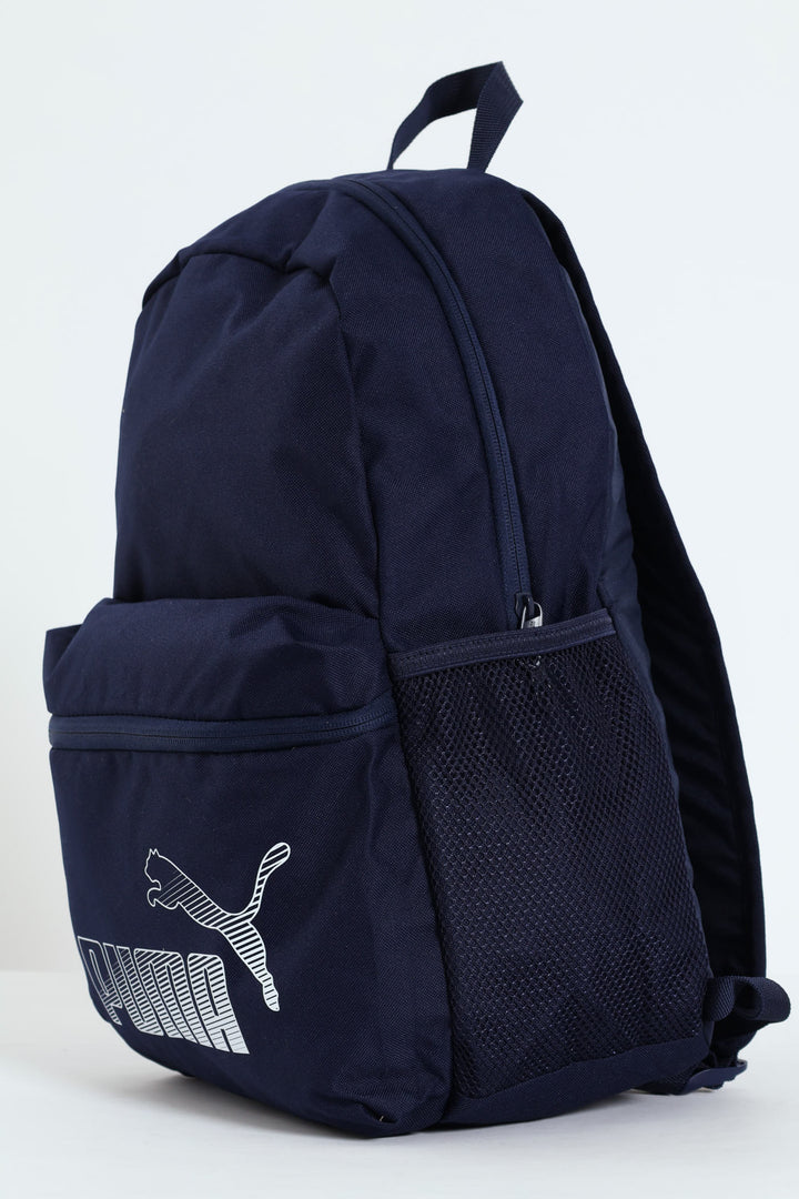 Shading Print Backpack - Navy