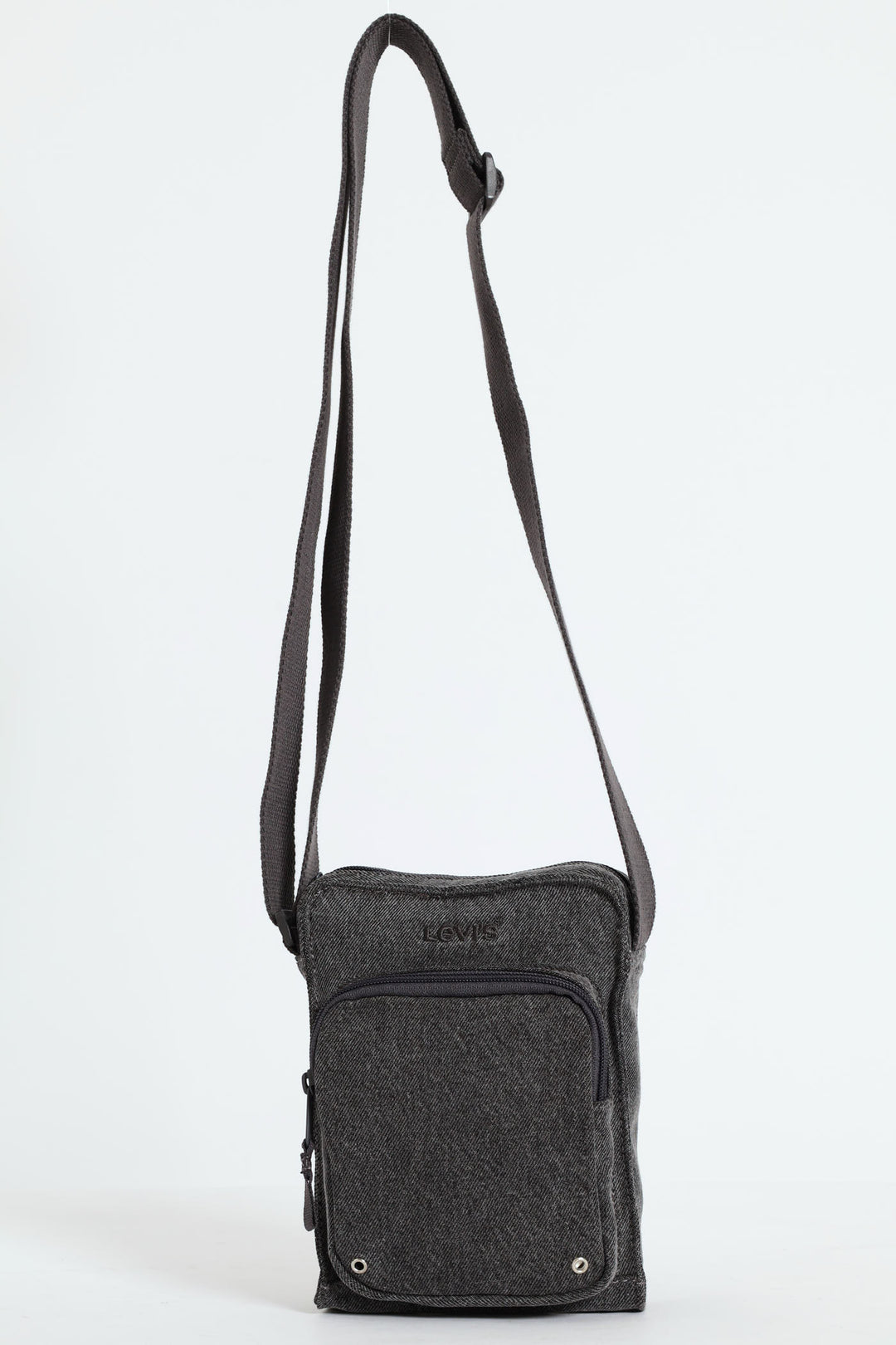 Small Zip Crossbody Bag - Dark Grey