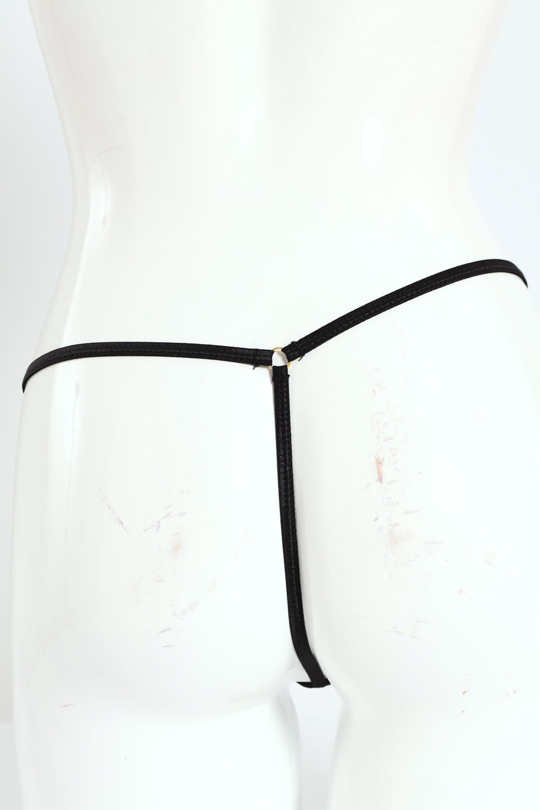 Chemise & T-String Set - Black