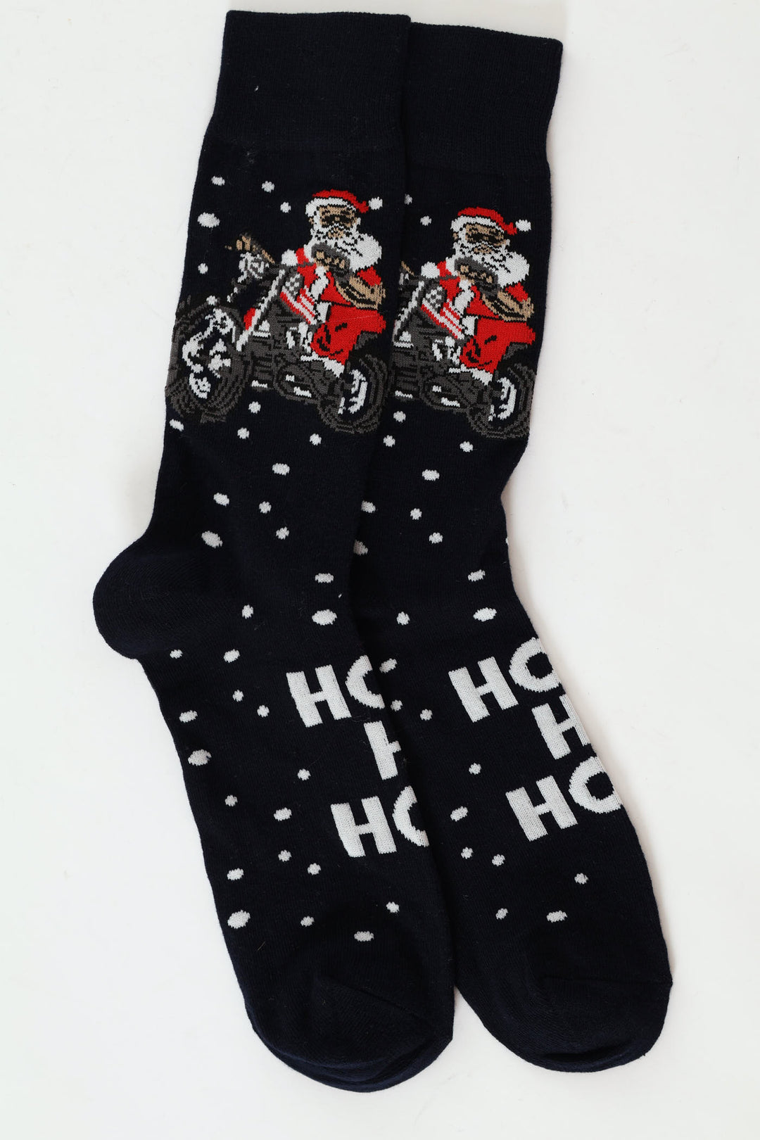 Ho Ho Ho Xmas Socks - Navy