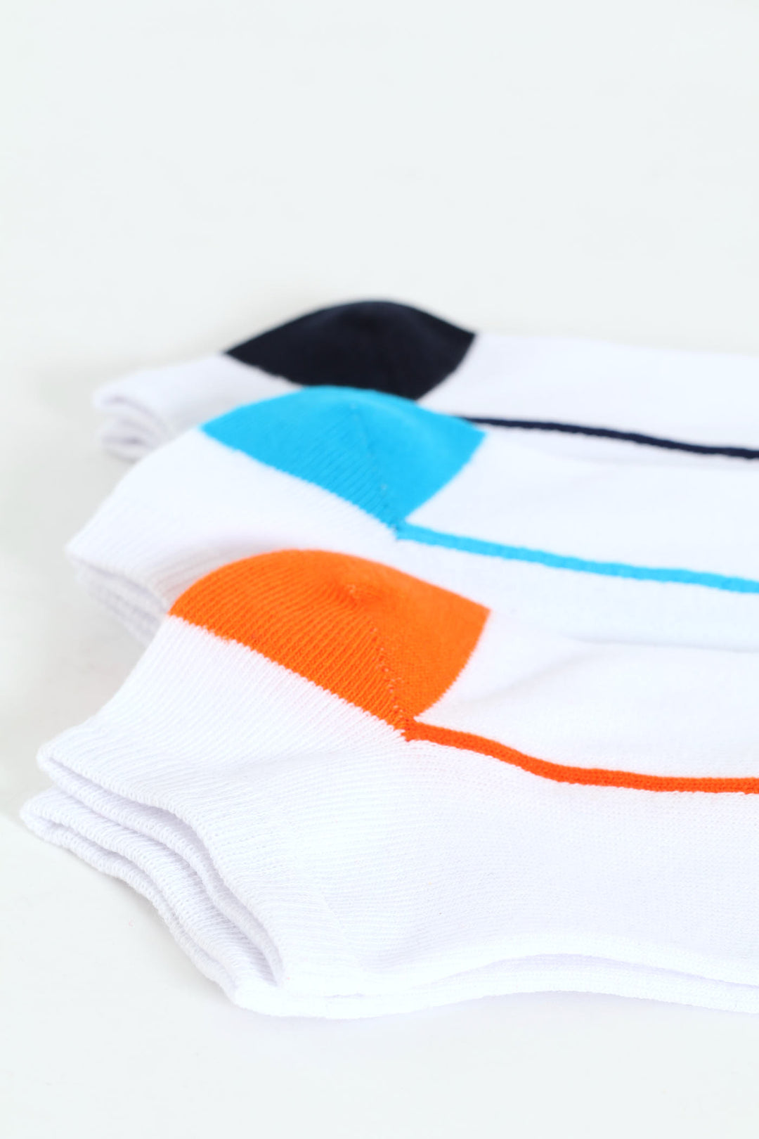 3 Pack Lowcut Socks - White