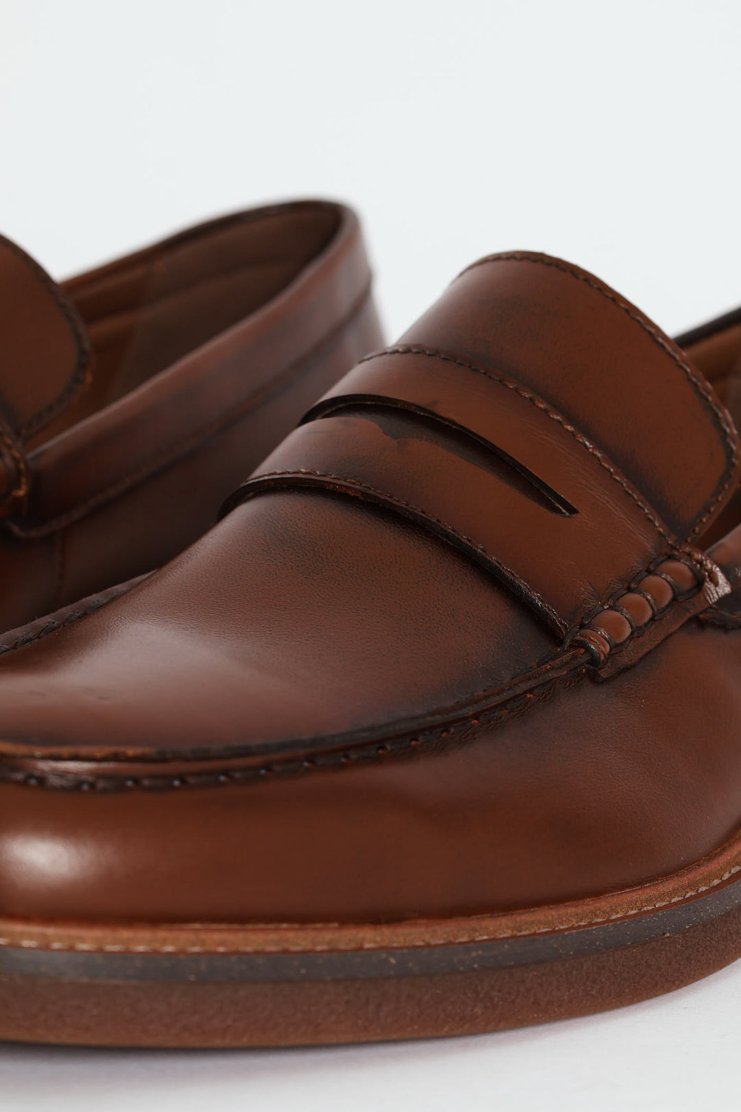 Penny Moccasin Formal Shoe - Brown