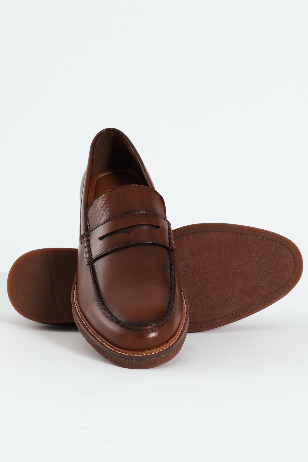 Penny Moccasin Formal Shoe - Brown