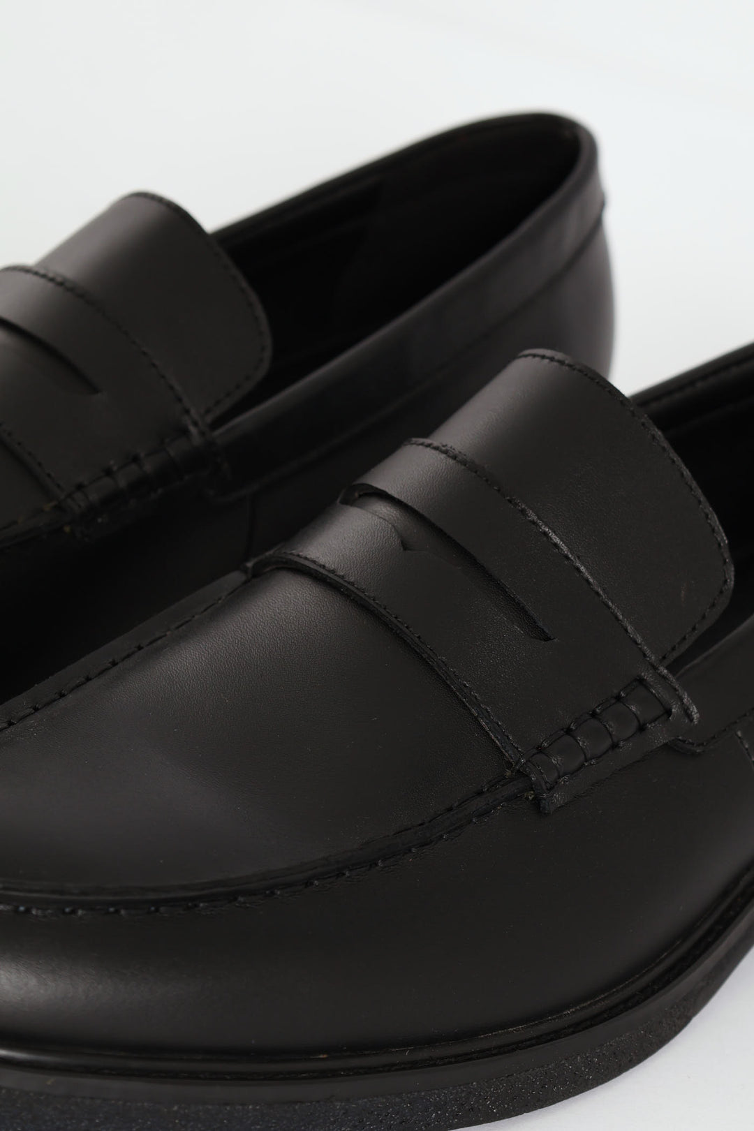 Penny Moccasin Formal Shoe - Black