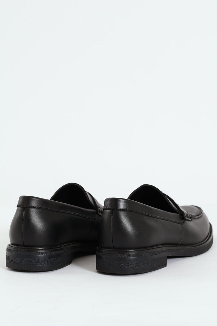 Penny Moccasin Formal Shoe - Black